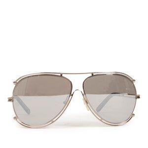 CHLOE Isadora Aviator Sunglasses in Silver EUC